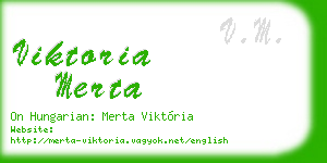 viktoria merta business card