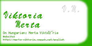viktoria merta business card